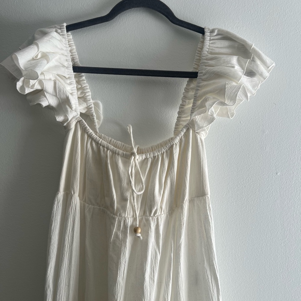 Elf Nymph Bohemian Linen Maxi Dress